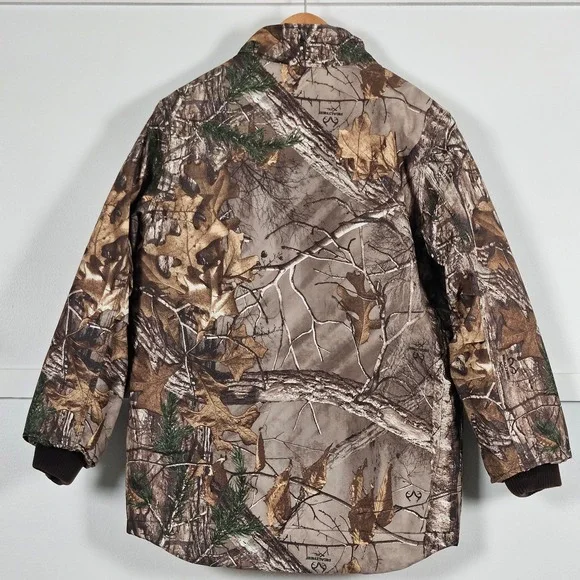 Carhartt Kids Realtree Xtra Camo Quilted Lining Full Zip Jacket Size L (14-16) - Picture 3 of 7